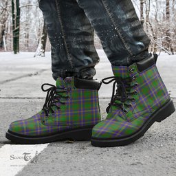 ScotsTee Shop Scottish Strange of Balkaskie Clan Tartan All Season Boots