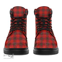 ScotsTee Shop Scottish Matheson Modern Clan Crest Tartan All Season Boots