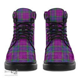 ScotsTee Shop Scottish Wardlaw Modern Clan Tartan All Season Boots