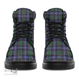 ScotsTee Shop Scottish MacRae Hunting Modern Clan Crest Tartan All Season Boots