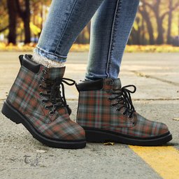 ScotsTee Shop Scottish Murray of Atholl Weathered Clan Tartan All Season Boots