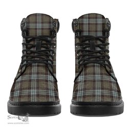 ScotsTee Shop Scottish Stewart Old Weathered Clan Crest Tartan All Season Boots
