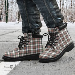 ScotsTee Shop Scottish Stewart Dress Ancient Clan Tartan All Season Boots
