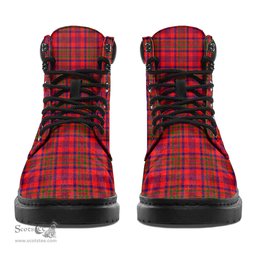 ScotsTee Shop Scottish Murray of Tulloch Modern Clan Crest Tartan All Season Boots
