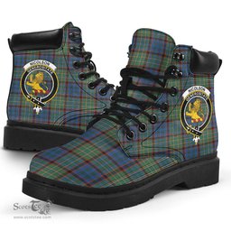 ScotsTee Shop Scottish Nicolson Hunting Ancient Clan Crest Tartan All Season Boots