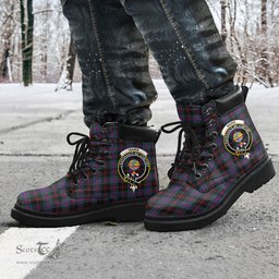 ScotsTee Shop Scottish Nairn Clan Crest Tartan All Season Boots