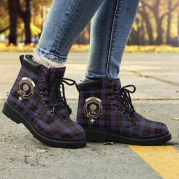ScotsTee Shop Scottish Nairn Clan Crest Tartan All Season Boots