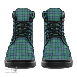 ScotsTee Shop Scottish Shaw Ancient Clan Crest Tartan All Season Boots