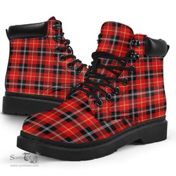 ScotsTee Shop Scottish Marjoribanks Clan Tartan All Season Boots