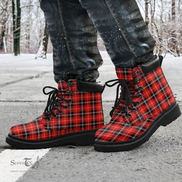 ScotsTee Shop Scottish Marjoribanks Clan Tartan All Season Boots