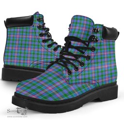 ScotsTee Shop Scottish Pitcairn Hunting Clan Tartan All Season Boots