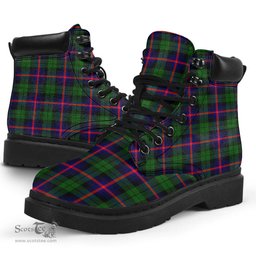 ScotsTee Shop Scottish Urquhart Modern Clan Tartan All Season Boots