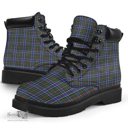 ScotsTee Shop Scottish Ogilvie Hunting Modern Clan Tartan All Season Boots