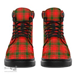 ScotsTee Shop Scottish MacQuarrie Modern Clan Tartan All Season Boots