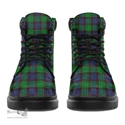 ScotsTee Shop Scottish Stewart Old Modern Clan Crest Tartan All Season Boots