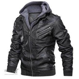 ScotsTee Shop Scottish MacKintosh Hunting Ancient Clan Tartan Scratch Tartan Leather Jacket