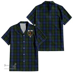 ScotsTee Shop Scottish Baird Clan Crest Tartan Women Casual Shirt - Classic