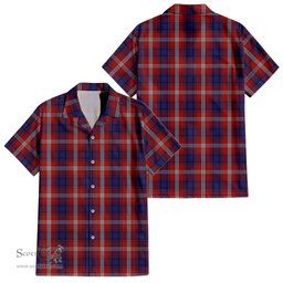 ScotsTee Shop Scottish Ainslie Clan Tartan Women Casual Shirt - Classic