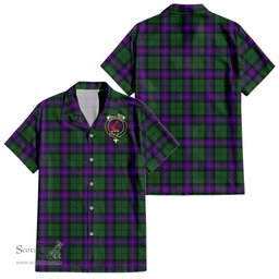 ScotsTee Shop Scottish Armstrong Modern Clan Crest Tartan Women Casual Shirt - Classic