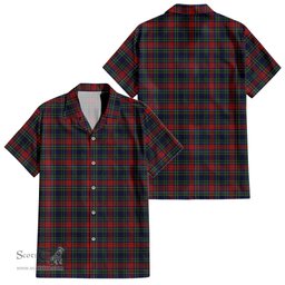 ScotsTee Shop Scottish Allison Red Clan Tartan Women Casual Shirt - Classic