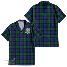 ScotsTee Shop Scottish Black Watch Modern Clan Crest Tartan Women Casual Shirt - Classic