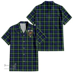 ScotsTee Shop Scottish Baillie Modern Clan Crest Tartan Women Casual Shirt - Classic