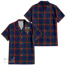 ScotsTee Shop Scottish Agnew Modern Clan Crest Tartan Women Casual Shirt - Classic