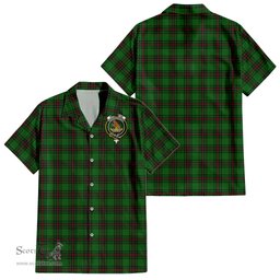 ScotsTee Shop Scottish Beveridge Clan Crest Tartan Women Casual Shirt - Classic
