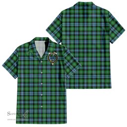ScotsTee Shop Scottish Arbuthnot Ancient Clan Crest Tartan Women Casual Shirt - Classic