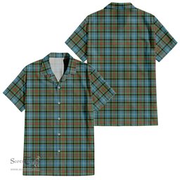 ScotsTee Shop Scottish Brisbane modern Clan Tartan Women Casual Shirt - Classic
