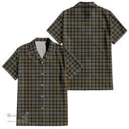 ScotsTee Shop Scottish Campbell Argyll Weathered Clan Tartan Women Casual Shirt - Classic