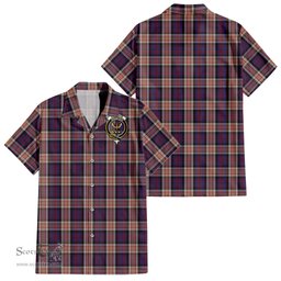 ScotsTee Shop Scottish Carnegie Clan Crest Tartan Women Casual Shirt - Classic