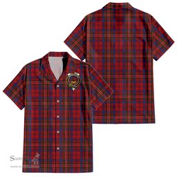 ScotsTee Shop Scottish Cameron of Locheil Clan Crest Tartan Women Casual Shirt - Classic