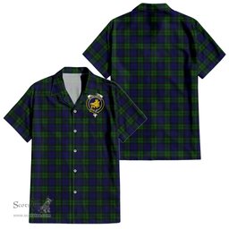 ScotsTee Shop Scottish Campbell Modern Clan Crest Tartan Women Casual Shirt - Classic