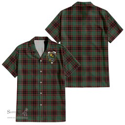 ScotsTee Shop Scottish Buchan Ancient Clan Crest Tartan Women Casual Shirt - Classic