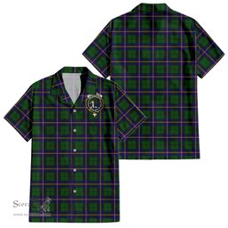ScotsTee Shop Scottish Carmichael Modern Clan Crest Tartan Women Casual Shirt - Classic