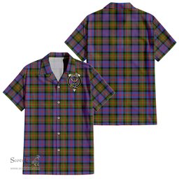 ScotsTee Shop Scottish Carnegie Ancient Clan Crest Tartan Women Casual Shirt - Classic