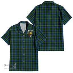 ScotsTee Shop Scottish Campbell of Argyll #02 Clan Crest Tartan Women Casual Shirt - Classic