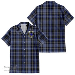 ScotsTee Shop Scottish Clark (Lion) Clan Crest Tartan Women Casual Shirt - Classic