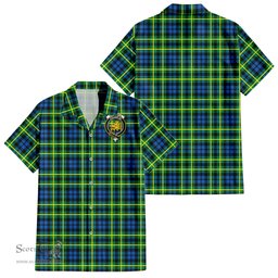 ScotsTee Shop Scottish Campbell of Breadalbane Ancient Clan Crest Tartan Women Casual Shirt - Classic