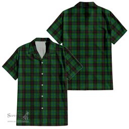 ScotsTee Shop Scottish Douglas Black Clan Tartan Women Casual Shirt - Classic