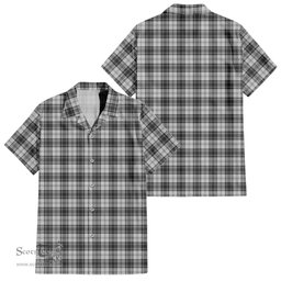 ScotsTee Shop Scottish Douglas Grey Modern Clan Tartan Women Casual Shirt - Classic