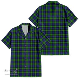 ScotsTee Shop Scottish Gordon Modern Clan Tartan Women Casual Shirt - Classic
