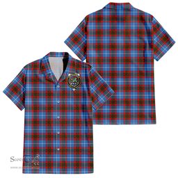 ScotsTee Shop Scottish Crichton Clan Crest Tartan Women Casual Shirt - Classic