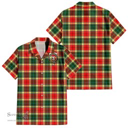 ScotsTee Shop Scottish Gibsone (Gibson-Gibbs) Clan Crest Tartan Women Casual Shirt - Classic