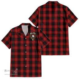 ScotsTee Shop Scottish Cunningham Clan Crest Tartan Women Casual Shirt - Classic