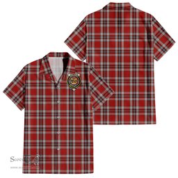 ScotsTee Shop Scottish Drummond of Perth Dress Clan Crest Tartan Women Casual Shirt - Classic