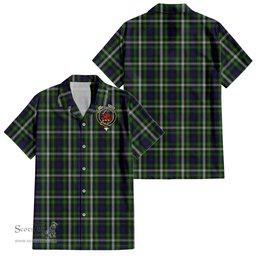 ScotsTee Shop Scottish Farquharson Dress Clan Crest Tartan Women Casual Shirt - Classic