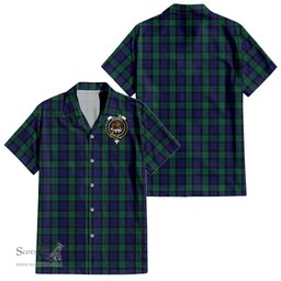 ScotsTee Shop Scottish Graham of Menteith Clan Crest Tartan Women Casual Shirt - Classic