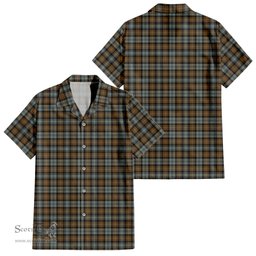 ScotsTee Shop Scottish Gordon Weathered Clan Tartan Women Casual Shirt - Classic